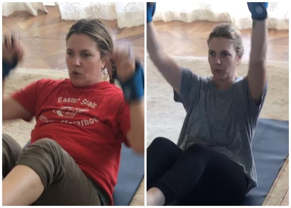 <p>Drew Barrymore ha presumido con una serie de fotografías en Instagram de su increíble pérdida de peso. Aquí puedes ver la comparación de su físico antes y después de ponerse manos a la obra para conseguir una figura más equilibrada. (Foto: Instagram / <a rel="nofollow noopener" href="http://www.instagram.com/drewbarrymore/?hl=es" target="_blank" data-ylk="slk:@drewbarrymore;elm:context_link;itc:0;sec:content-canvas" class="link ">@drewbarrymore</a>). </p>