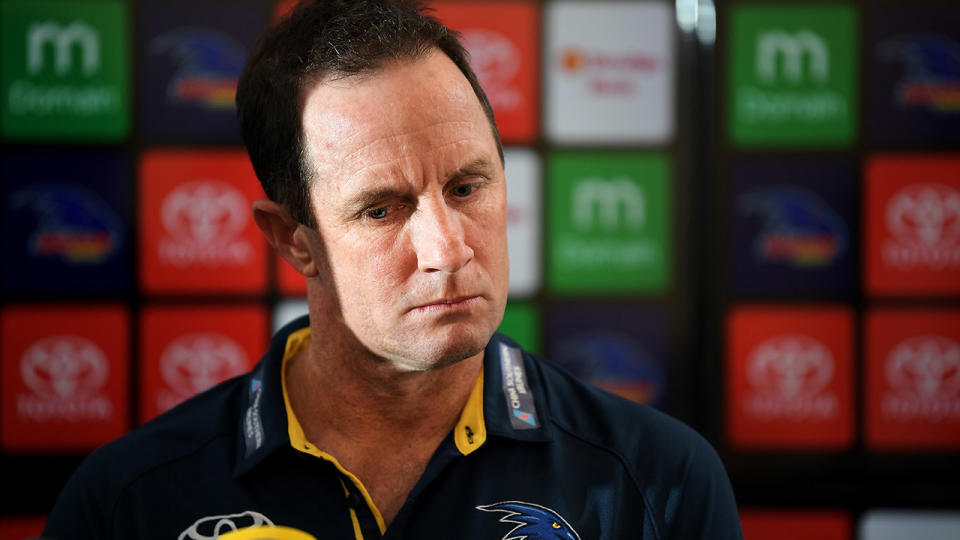 Don Pyke, pictured here at a press conference in 2018.