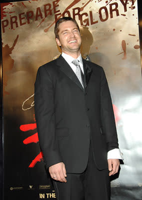 Gerard Butler at the Los Angeles premiere of Warner Bros. Pictures' 300