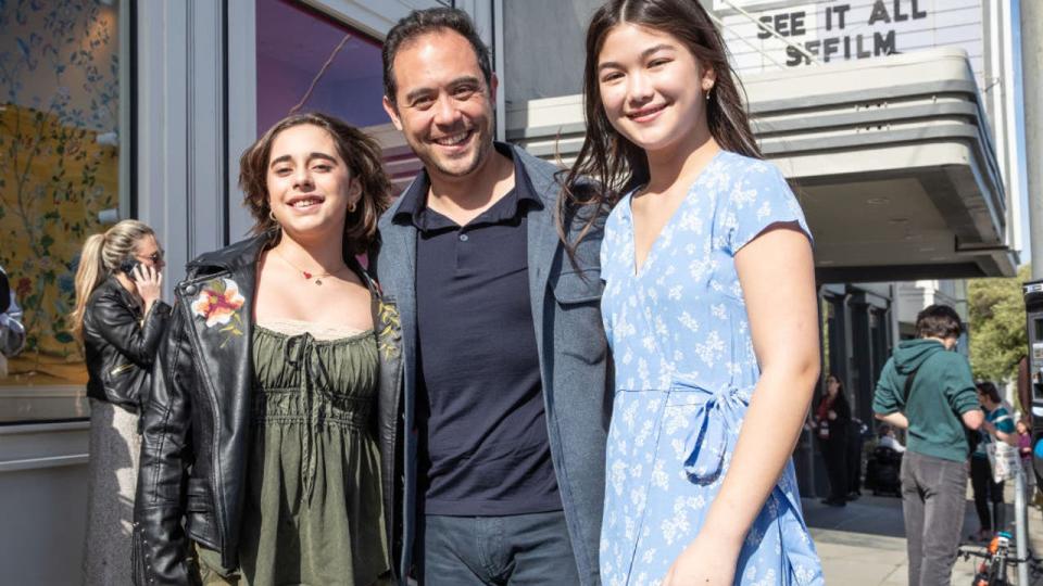 <div>SAN FRANCISCO, CALIFORNIA - APRIL 27: (L-R) Lena Josephine Marano, Nicholas Ma and Lexi Perkel arrive at the world premiere of "Mabel" at the 67th San Francisco International Film Festival at Vogue Theatre on April 27, 2024 in San Francisco, California. (Photo by Miikka Skaffari/Getty Images)</div>