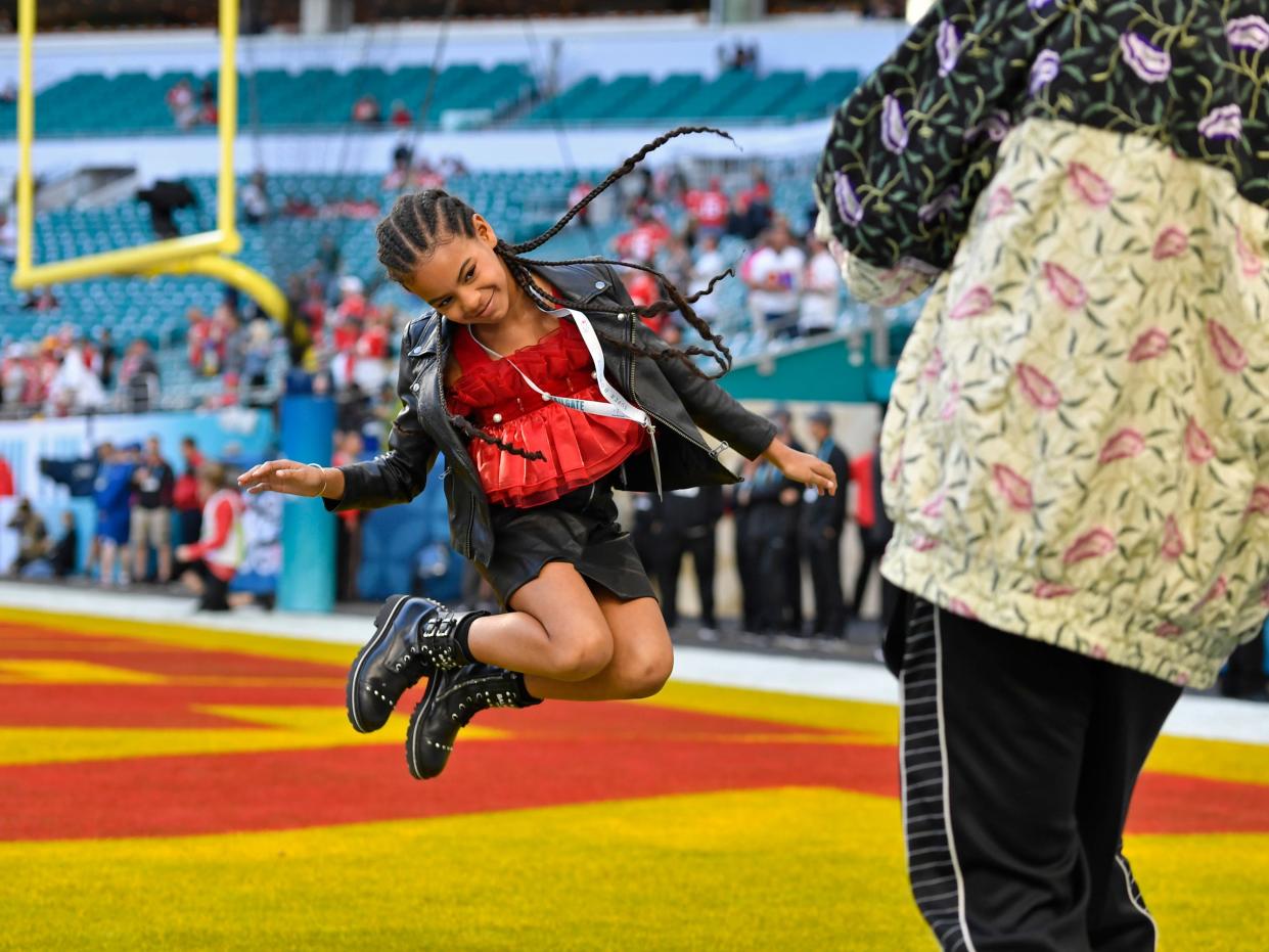 blue ivy carter super bowl