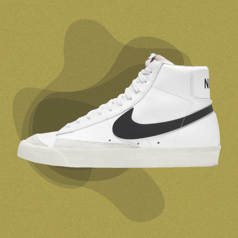 <p>Courtesy of Nike</p><p>In terms of performance, basketball shoes have come a long way since the Nike Blazer. In terms of aesthetics, though, the Blazer arguably sits alongside the <a href="https://howl.me/ckHY8sjEedC" rel="nofollow noopener" target="_blank" data-ylk="slk:Air Jordan 1s;elm:context_link;itc:0;sec:content-canvas" class="link ">Air Jordan 1s</a> and <a href="https://www.amazon.com/gp/product/B077CCT9YR?&linkCode=ll1&tag=mj-bestmenssneakers-jzavaleta-0923-update-20&linkId=5282ea6570a5af4ea2315ce5818c2766&language=en_US&ref_=as_li_ss_tl" rel="nofollow noopener" target="_blank" data-ylk="slk:Converse All-Star;elm:context_link;itc:0;sec:content-canvas" class="link ">Converse All-Star</a> in the pantheon of the best-looking basketball shoes. The Blazer high tops have a design that’s minimalist but not boring, and they pair well with sportswear or casual looks.</p><p>[$105; <a href="https://howl.me/ckHY681iFng" rel="nofollow noopener" target="_blank" data-ylk="slk:nike.com;elm:context_link;itc:0;sec:content-canvas" class="link ">nike.com</a>]</p>