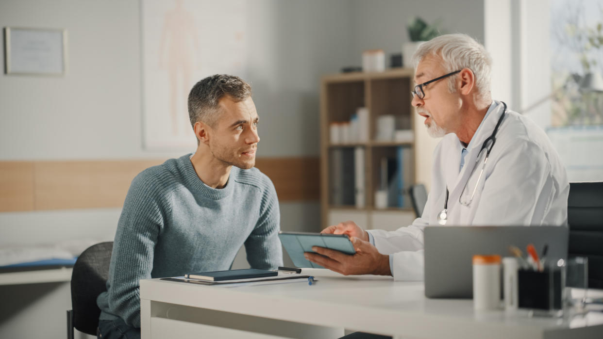 Medical experts say men need to be mindful of health risks as they age. (Photo via Getty images)