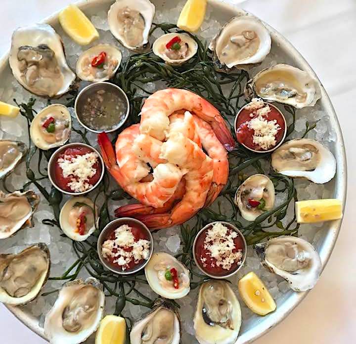 An oyster platter from Jockey Hollow Bar and Kitchen.