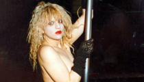 <p>Hole singer and former wife of Kurt Cobain, Courtney Love worked as a stripper in L.A., Oregon, Alaska, Japan, and Taiwan. “Stripping funded my band,” she said. “There was a lot of temptation in terms of drugs back then. I was like, OK, when I make a million dollars, then I’ll do all the drugs I want. Which I did, by the way.”</p>