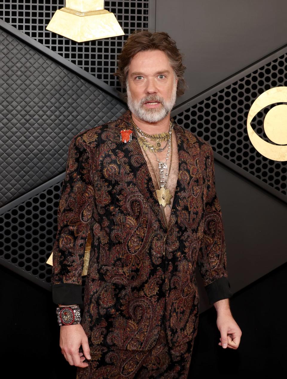 Montreal singer-songwriter Rufus Wainwright attends the 66th Grammy Awards. He was nominated for the best folk album award, which ultimately went to his fellow Canadian Joni Mitchell.