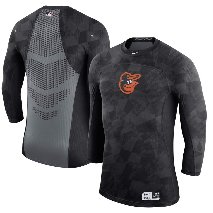 Orioles Authentic Collection Pro 3/4-Sleeve Performance T-Shirt