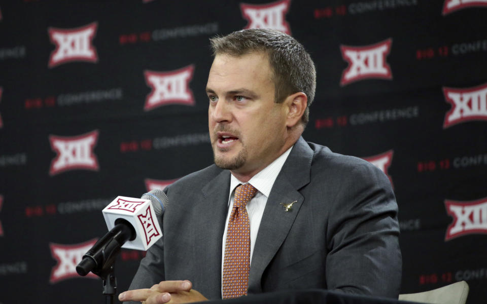 Tom Herman had a 22-4 record in two seasons at Houston before accepting the job at Texas. (AP Photo/LM Otero)