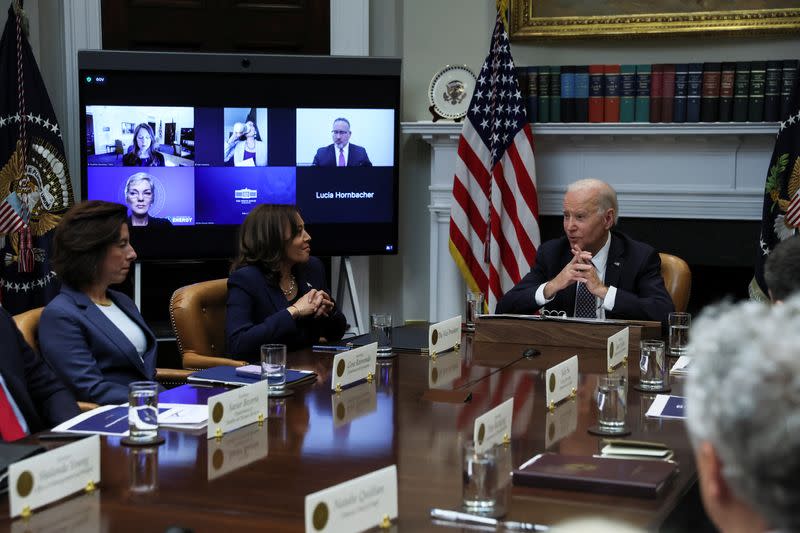 U.S. President Biden holds Cabinet meeting at the White House in Washington