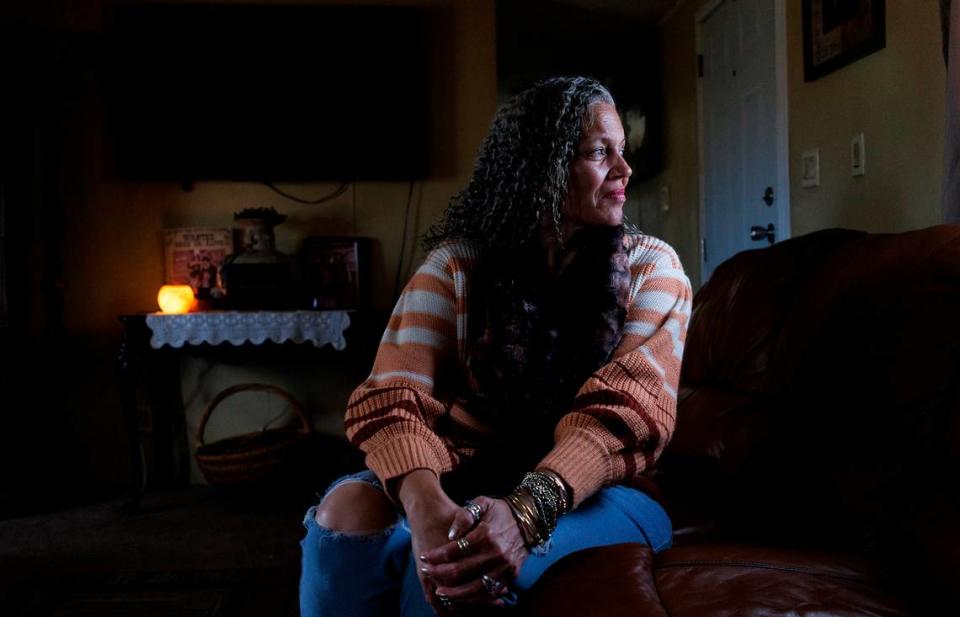 Niesha Williams, photographed on Wednesday, Jan. 3, 2024, says her son recently spent nearly 50 days in his room, except for showers and phone calls, at a North Carolina juvenile detention center.