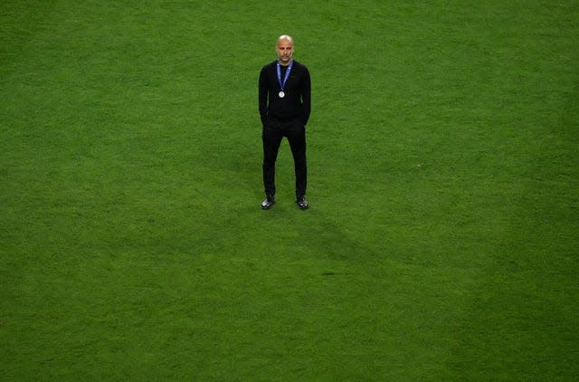 Pep Guardiola contemplates