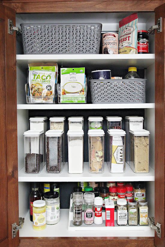 I Used a $5 Spice Rack from Target to Organize My Bathroom Closet