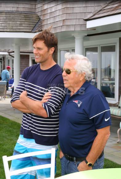 Tom Brady and Robert Kraft (New England Patriots)