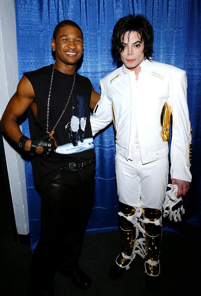 Usher and Michael Jackson