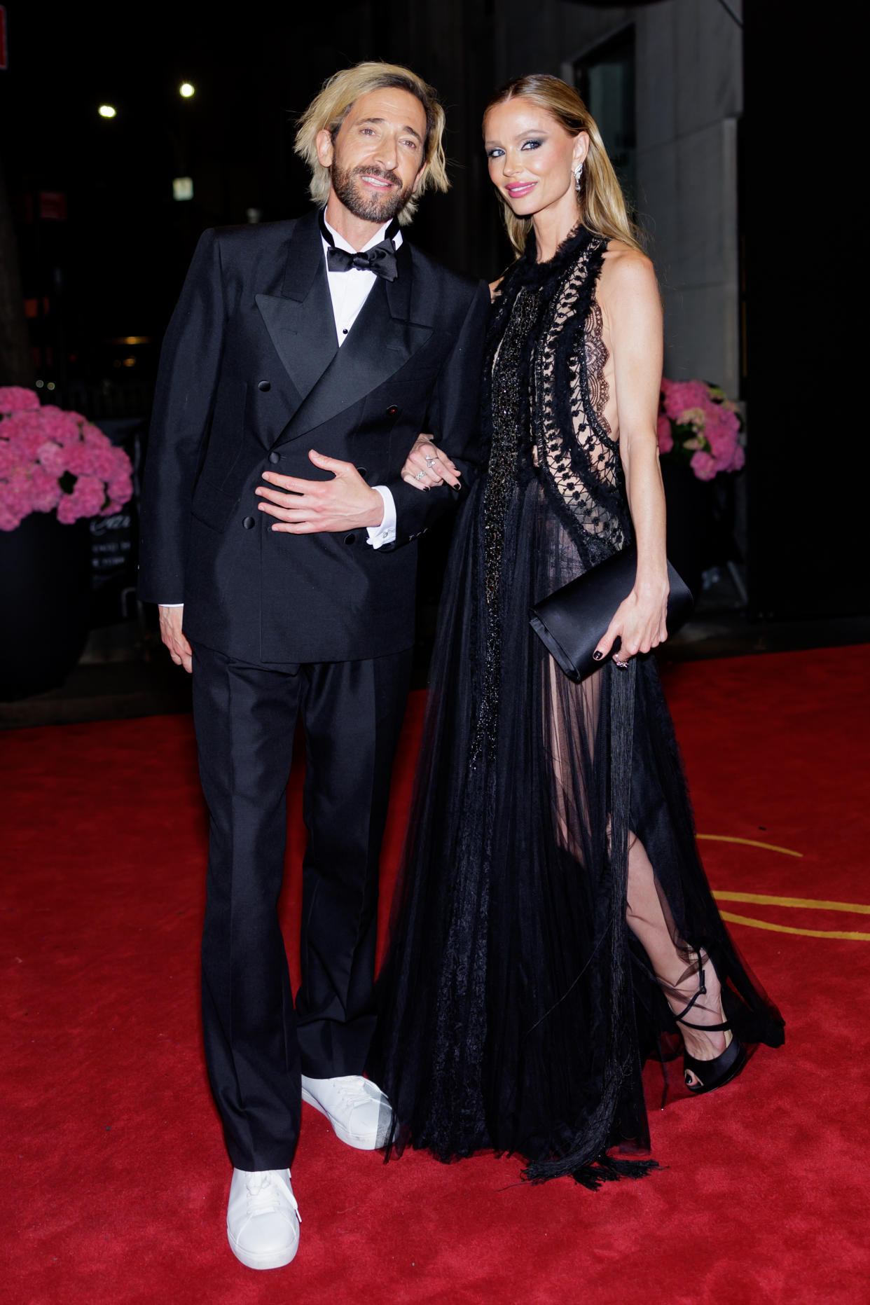 Adrien Brody and Georgina Chapman.