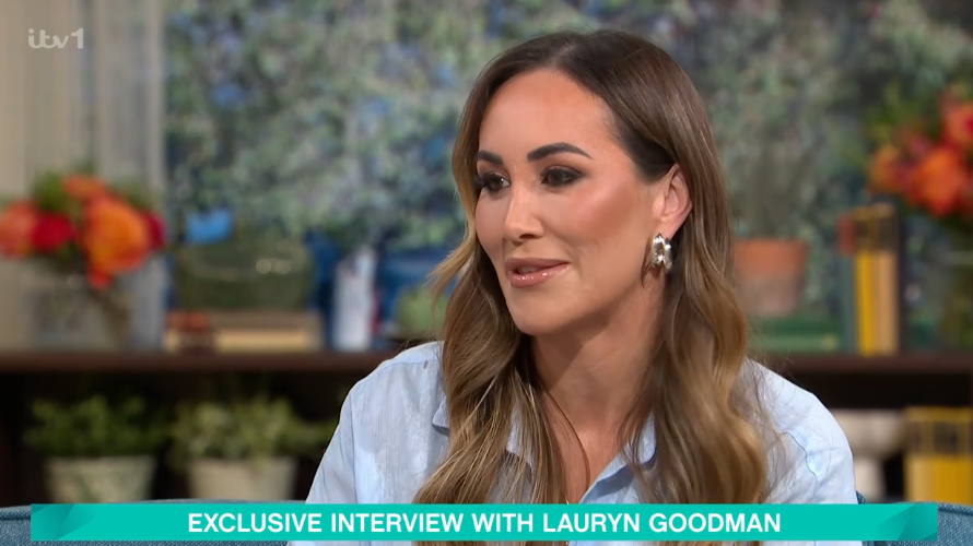 Lauryn Goodman on This Morning. (ITV screengrab)