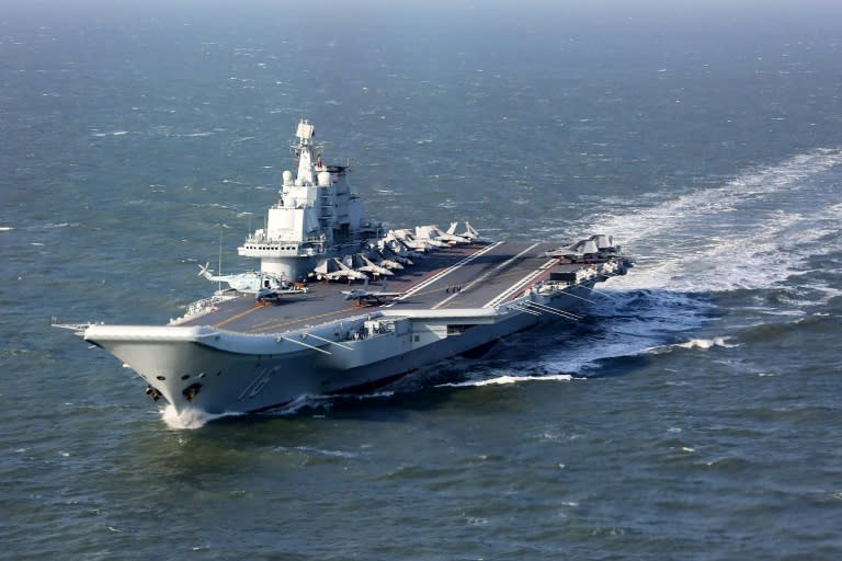 China sent its sole aircraft carrier into the Pacific for naval exercise in December 2016