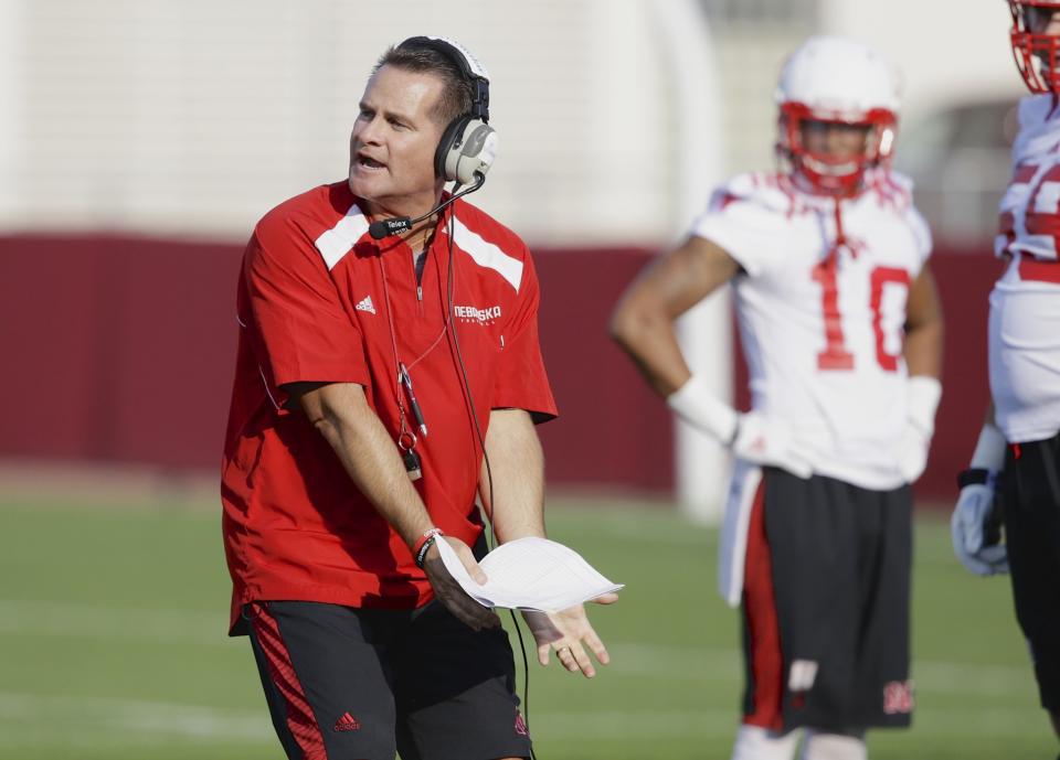 Tim Beck spent seven seasons at Nebraska before a two-year stint with Ohio State. Now he's reportedly headed to Texas. Nebraska offensive coordinator Tim Beck gestures during Nebraska's first day of NCAA college football practice in Lincoln, Neb., Monday, Aug. 4, 2014. (AP Photo/Nati Harnik)