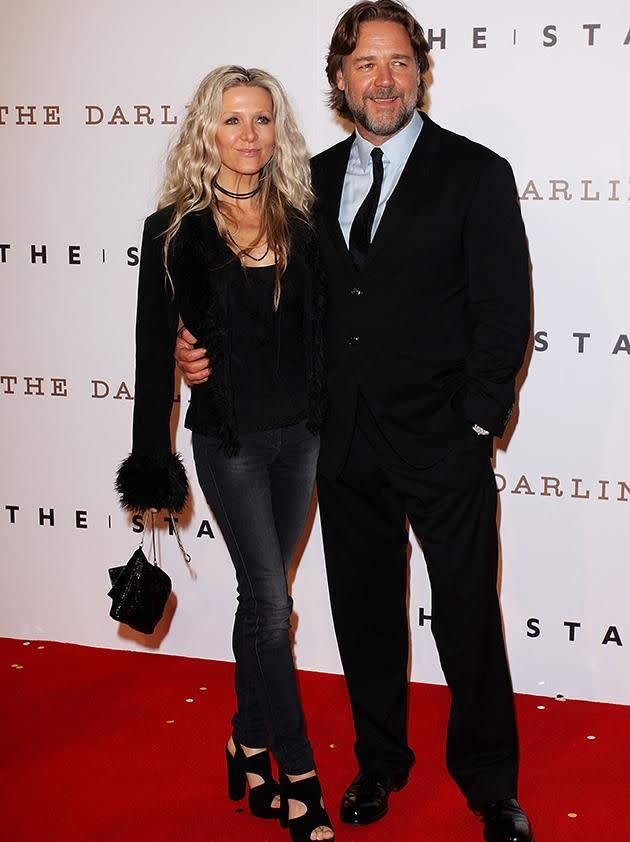 Russell Crowe and his estranged wife Danielle Spencer. Photo: Getty