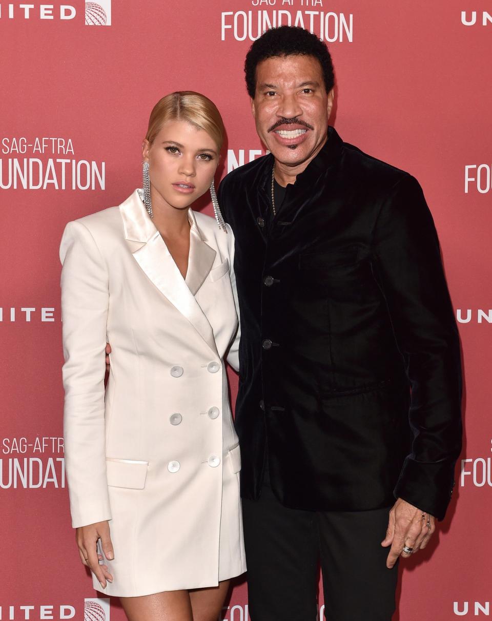 Sofia Richie with Father Lionel: If you haven't heard her, you haven't been paying attention