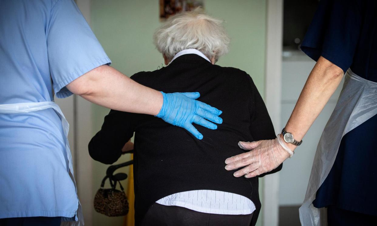 <span>Job vacancy rates in the social care sector are running at about 10%.</span><span>Photograph: Murdo MacLeod/The Guardian</span>