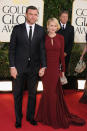 Liev Schreiber and Naomi Watts arrive at the 70th Annual Golden Globe Awards at the Beverly Hilton in Beverly Hills, CA on January 13, 2013.