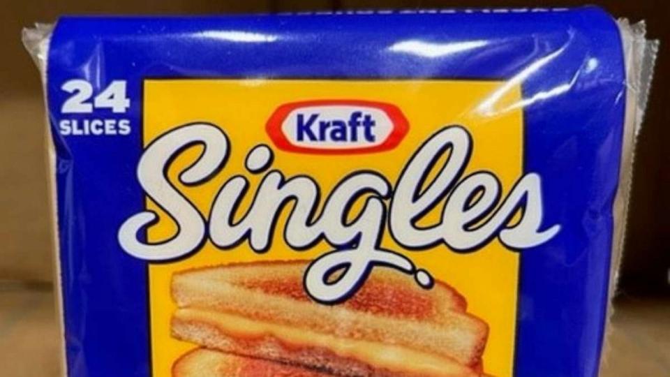 PHOTO: Food company Kraft Heinz has issued a voluntary recall on Tuesday, Sept. 19, 2023, after nearly 84,000 slices of processed individually-wrapped American cheese were deemed to potentially contain choking hazards. (Kraft Heinz)