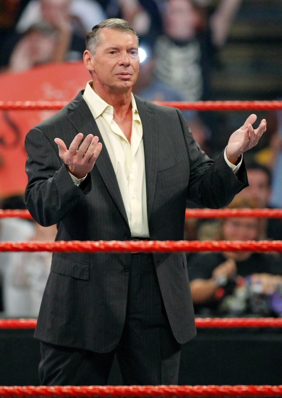 No touching Vince McMahon.