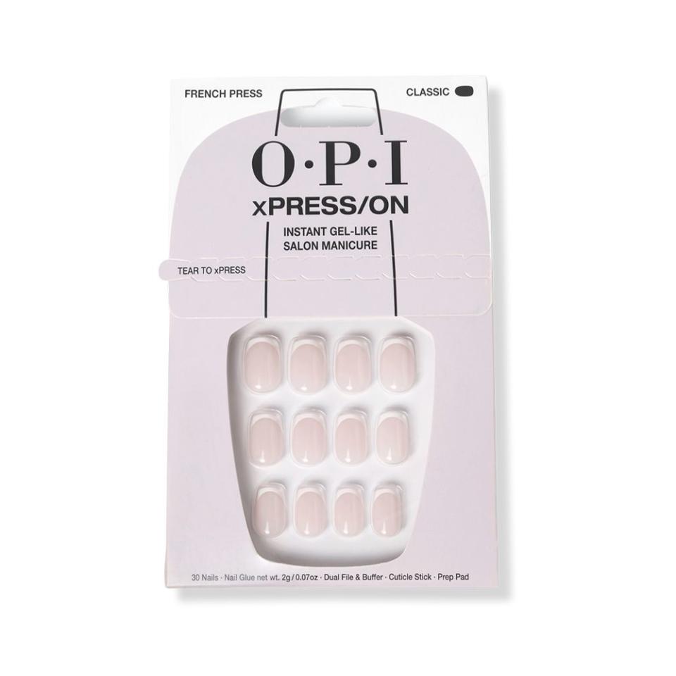 <p><a href="https://go.redirectingat.com?id=74968X1596630&url=https%3A%2F%2Fwww.ulta.com%2Fp%2Fxpresson-french-press-on-nails-pimprod2035339&sref=https%3A%2F%2Fwww.elle.com%2Fbeauty%2Fmakeup-skin-care%2Fg28714%2Ffrench-manicure-nail-designs%2F" rel="nofollow noopener" target="_blank" data-ylk="slk:Shop Now;elm:context_link;itc:0;sec:content-canvas" class="link ">Shop Now</a></p><p>French Press On Nails</p><p>ulta.com</p><p>$13.99</p><span class="copyright">Courtesy</span>