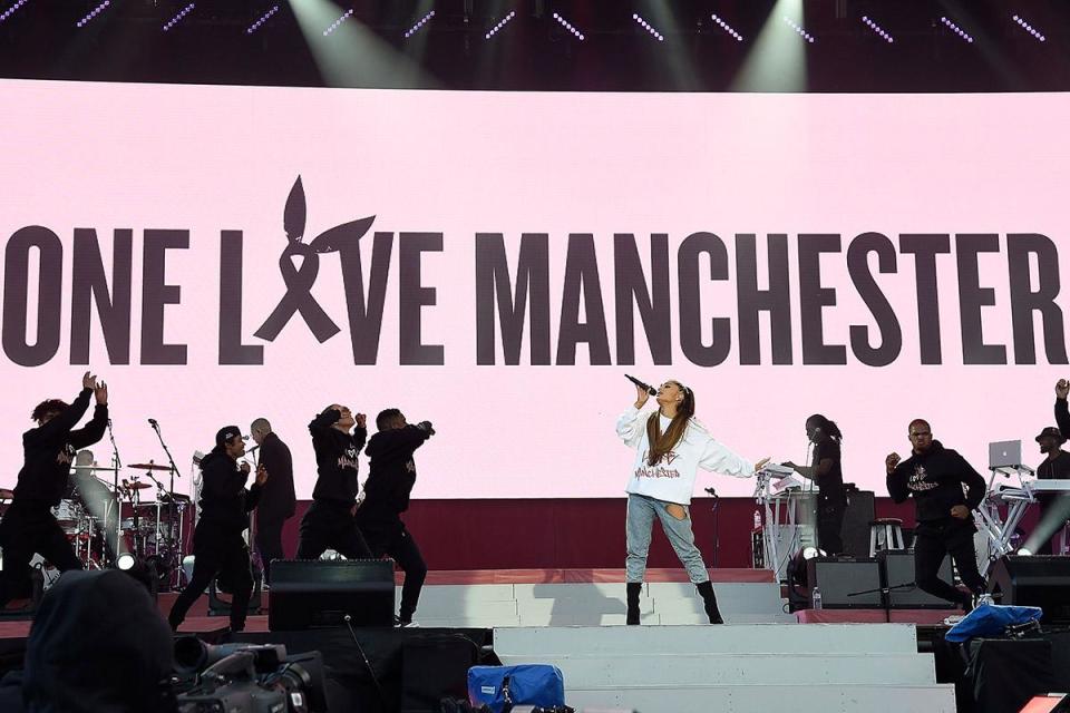 Ariana organised the concert to help victims. Copyright: [BBC]