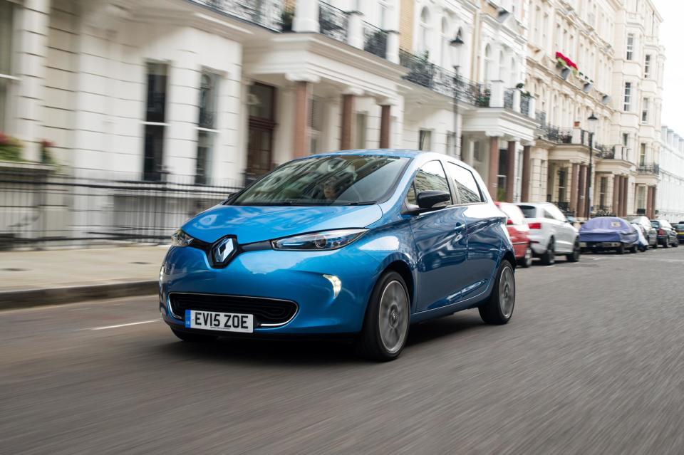 Renault Zoe in the city