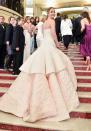 Jennifer Lawrence arrives at the Oscars at Hollywood & Highland Center on February 24, 2013 in Hollywood, California.