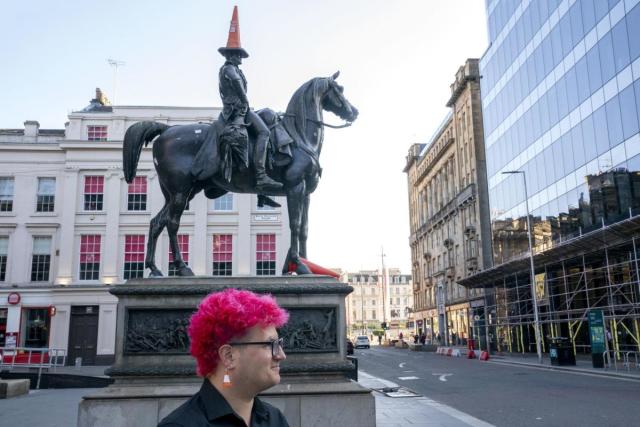 My favourite work of art': Duke of Wellington cone statue at