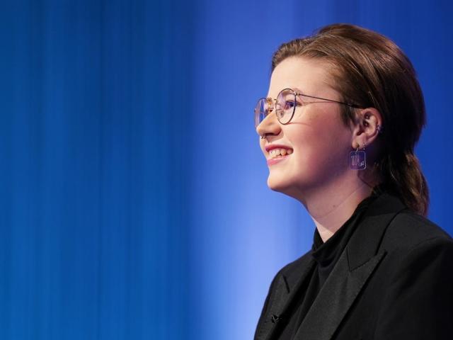 Canada&#39;s Mattea Roach won an 18th consecutive Jeopardy! game on Thursday. (Jeopardy Productions, Inc./The Canadian Press - image credit)