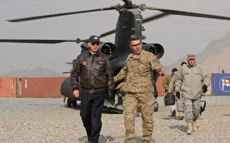 President Biden's dressed-down look has been aviators-and-bomber for decades - Getty Images