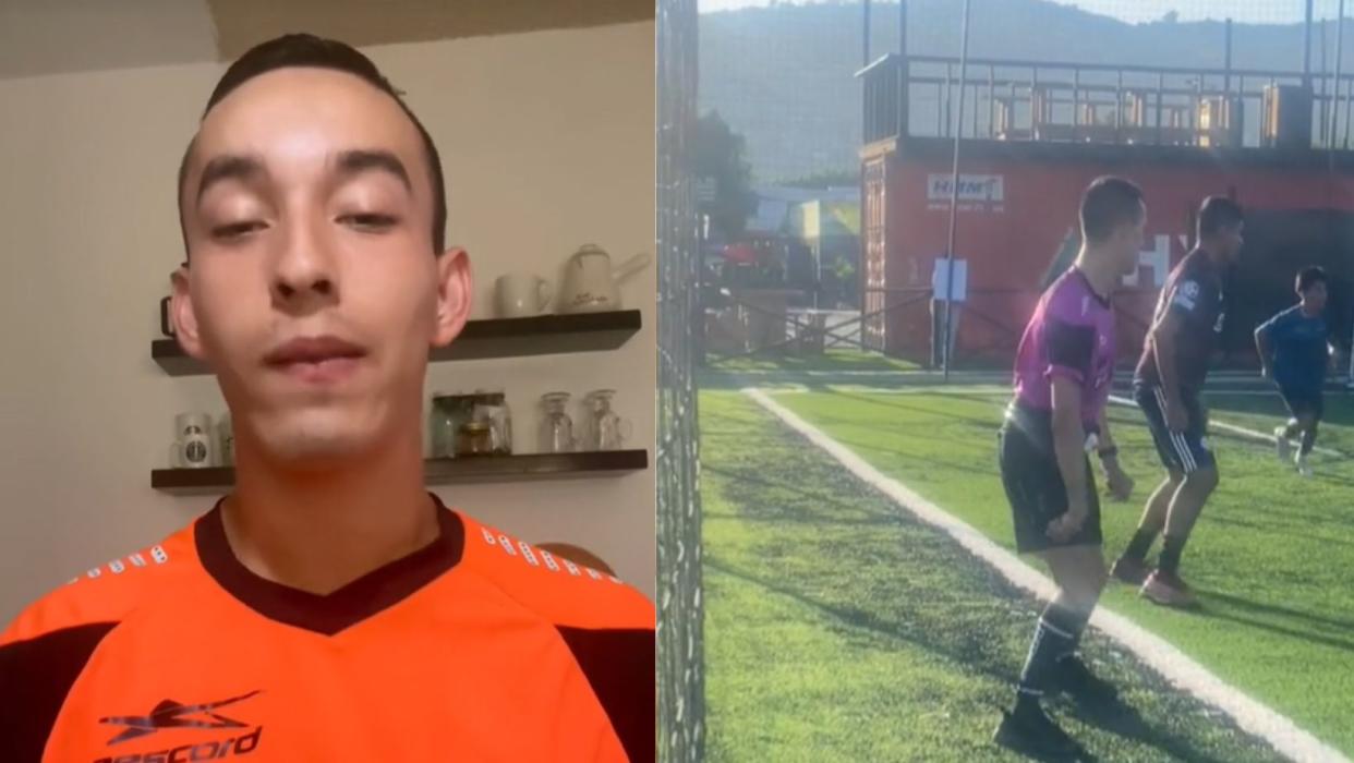 Árbitro mexicano pone el ejemplo de que siempre se pueden lograr los sueños. (Captura TikTok/@arbitro_davidcastillo)