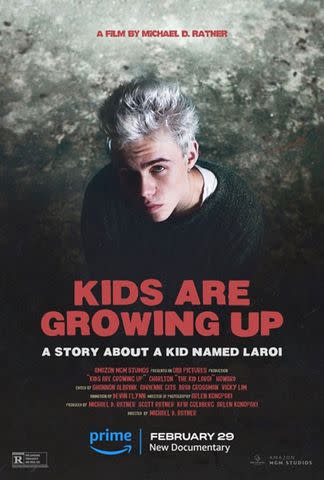 <p>Courtesy of Prime Video</p> Kids Are Growing Up: A Story About a Kid Named Laroi