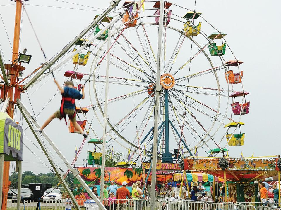 Rides from a past Anderson County Fair.