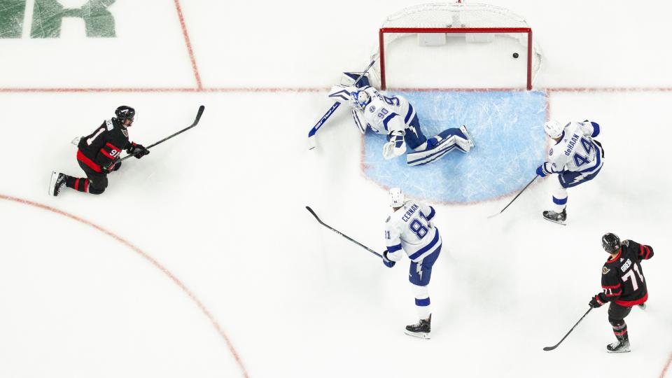 The Tampa Bay Lightning are looking ugly out of the gate. (Chris Tanouye/Freestyle Photography/Getty Images)
