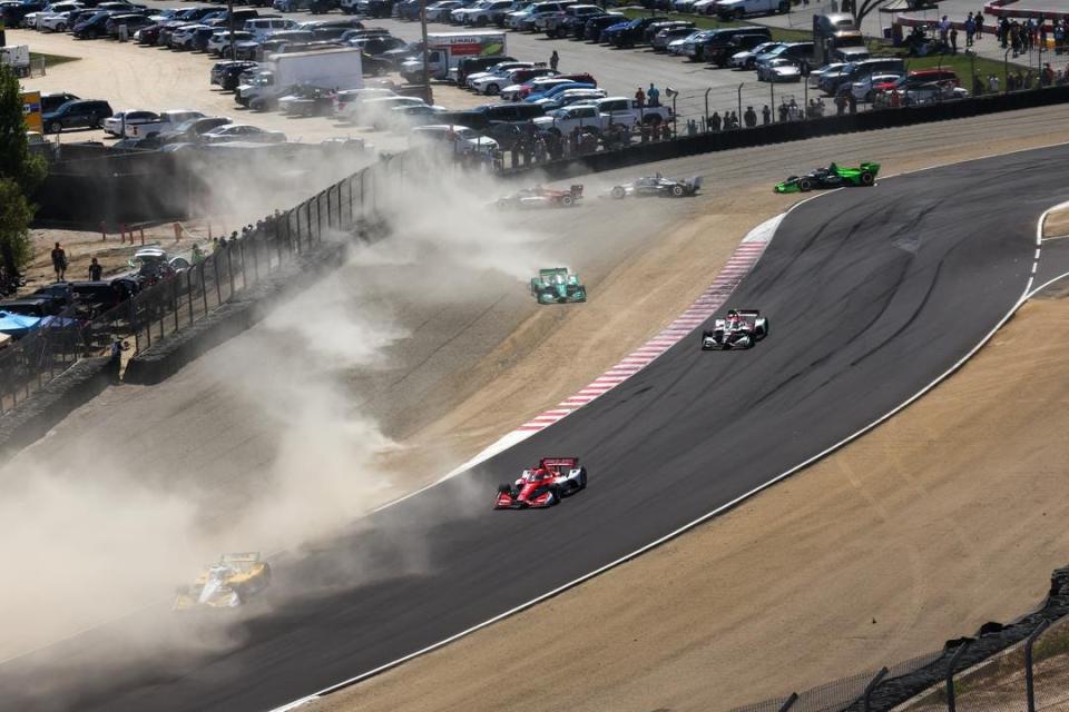 Sunday's IndyCar season-finale at Laguna Seca included eight cautions and 17 penalties, making for a spectacle McLaren Racing CEO Zak Brown called "the most amateur driving I've ever seen."