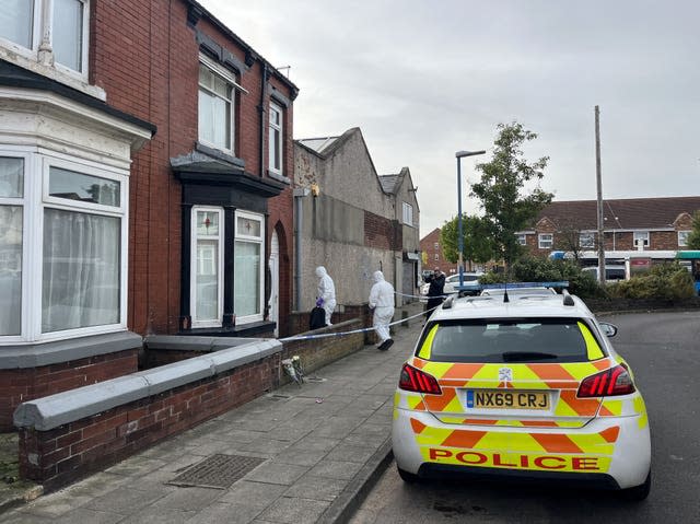 The property in Wharton Terrace, Hartlepool, where asylum seeker Ahmed Alid lived 