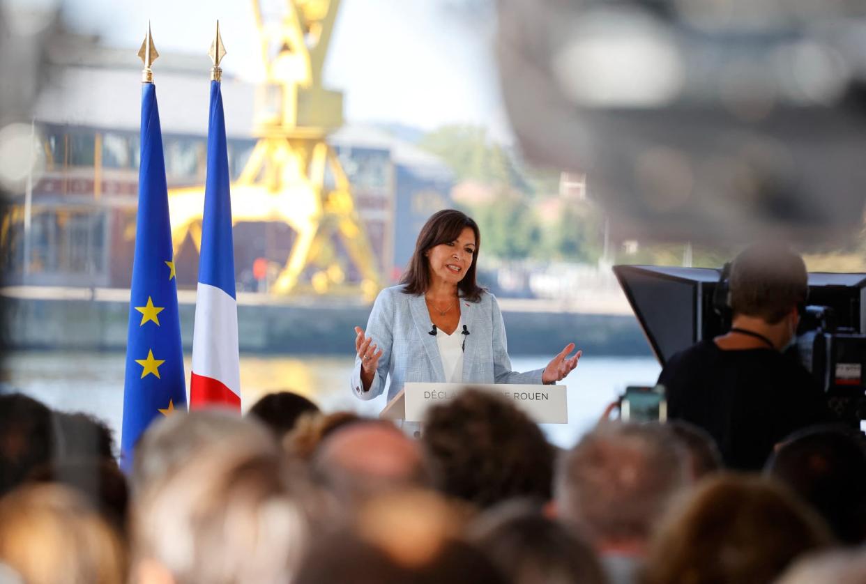 Anne Hidalgo à Rouen, le 12 septembre 2021 - THOMAS SAMSON / AFP