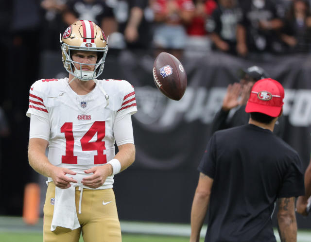 WATCH: 49ers QB Sam Darnold connects on deep shot to rookie WR