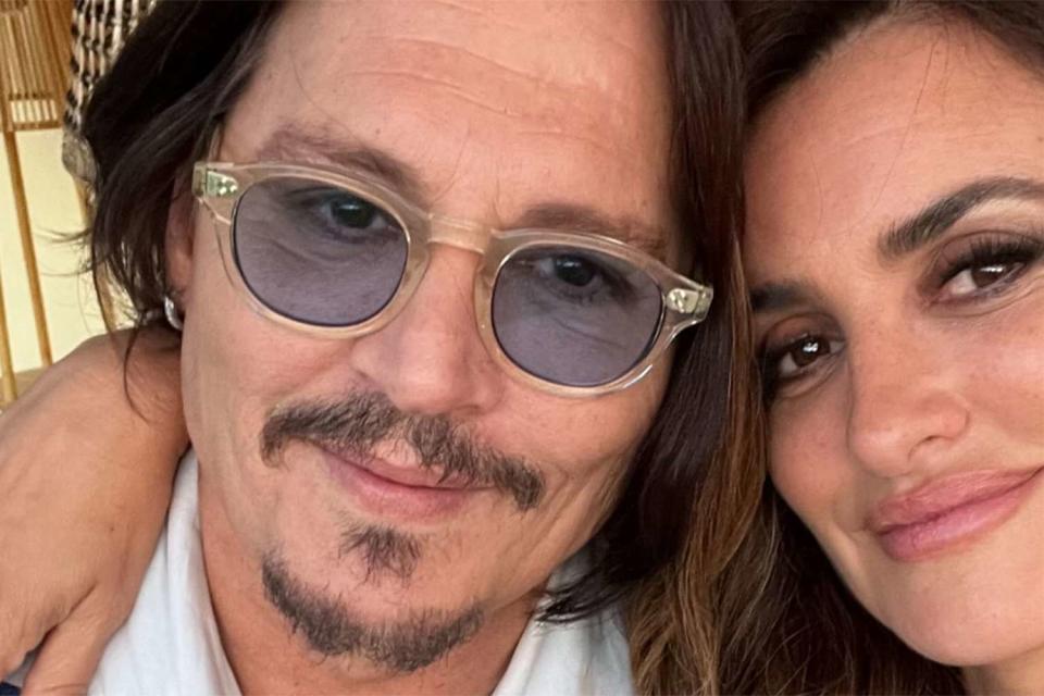 <p>Penelope Cruz/Instagram</p> Johnny Depp and Penélope Cruz on Sept. 25, 2024, via Cruz