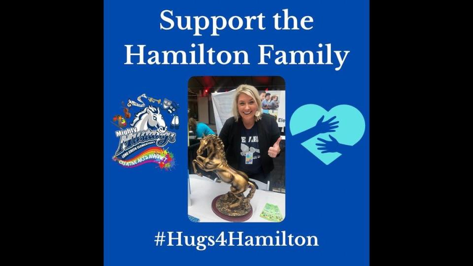 Shannon Hamilton, principal at Long Creek Elementary, lost her home in a fire on Jan. 25, 2022. The school community has helped her family through donations.