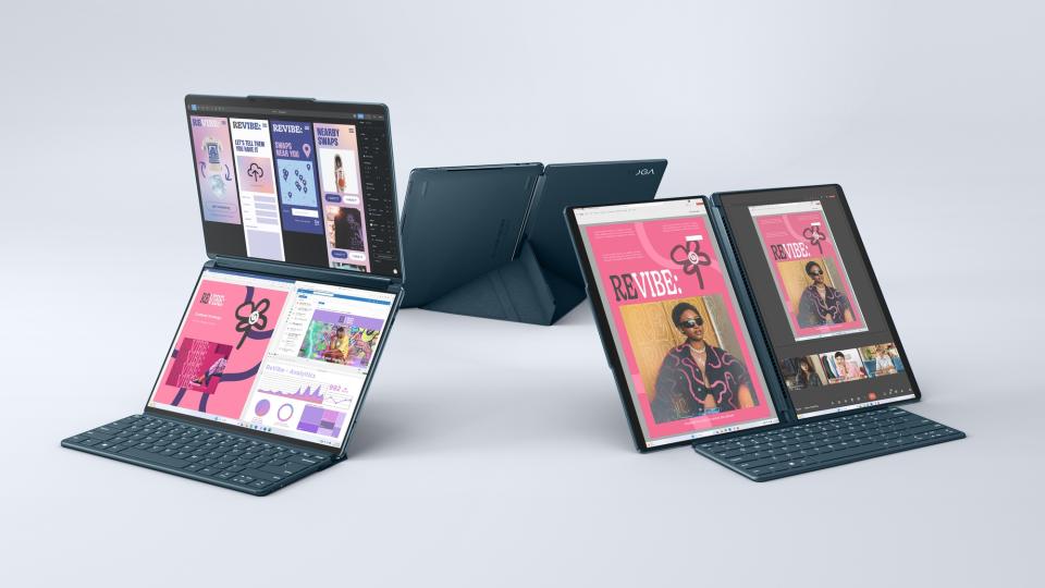 Image of the new Lenovo Yoga family.