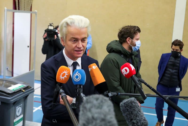 Dutch general election, in The Hague