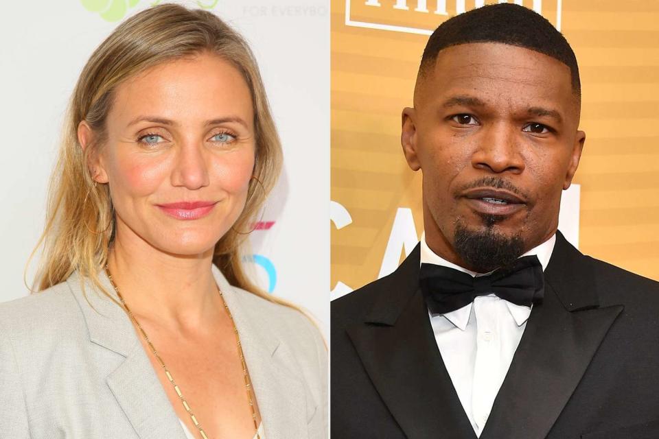 JB Lacroix/WireImage; Amy Sussman/Getty Cameron Diaz and Jamie Foxx appear together in an upcoming Netflix film.