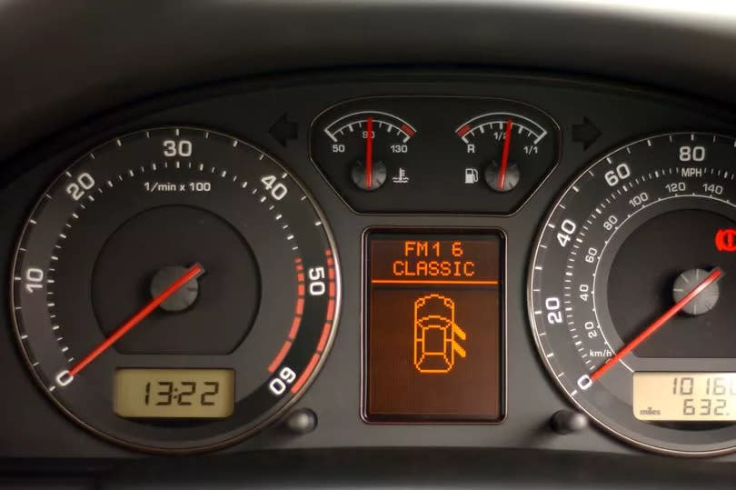 A general view of a speedometer