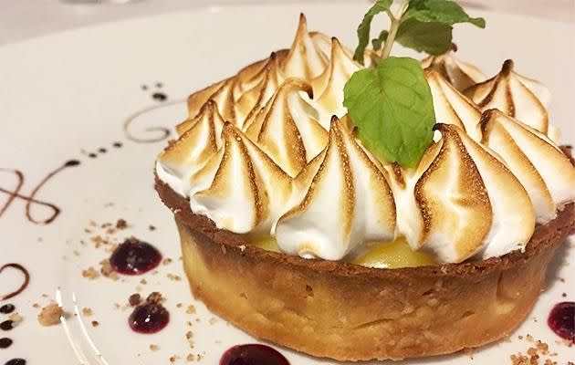 This Lemon Meringue tart was to die for! Source: Supplied